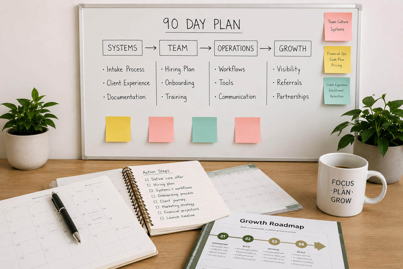 group practice coaching for therapists